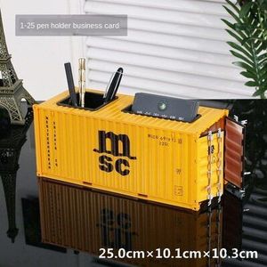 1:20 Model Mediterrane Container Pen Container Tekening Papier Visitekaartje Doos Relatiegeschenken