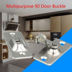 Mini Rvs 90 Graden Haakse Gesp Haak Lock Bolt Voor Schuifdeur Klink Bar Venster Meubels Au27 20