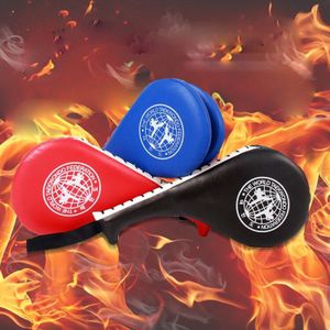 Pu Leer Taekwondo Doel Voor Kids Polsband Portable Dubbele Kick Pad Kicking Doel Pad Bokszak Hand Doel