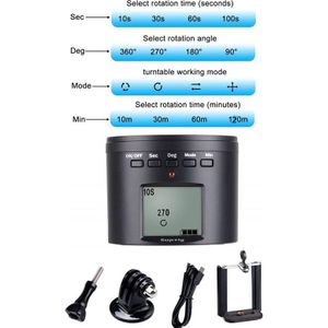 Suptig 360 Graden Roterende Verstelbare Time Lapse Stabilisator + Statief adapter Voor Gopro Hero2018 hero6 5 4 3 Voor xiaomiYI SJ EKEN