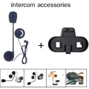 Helm Intercom Oortelefoon Microfoon Motorhelm Headset T-COM-02/FDCVB/T-COMVB/TCOM-SC/COLO Helm Accessoires