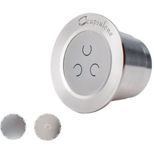 Capsulone 3rd Rvs Metalen Capsule Compatibel Nespresso Machine Hervulbare Herbruikbare Glad Capsule 1Pcs