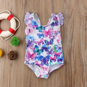 Casual Slim Bloem Baby Meisjes Bikini Modellen Badmode Strand Badpak Zwemmers Zwemmers Zomer Kleding