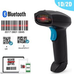 Draadloze Bluetooth Barcode Scanner 2.4G 1D 2D Qr Bar Code Reader Supprot PDF417 Inventaris Pos Terminal Gebruik Voor Telefoon en Ipad