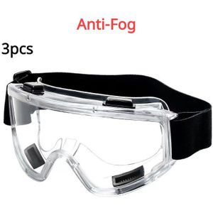 Veiligheid Goggle Anti-Splash Dust-Proof Wind-Proof Werk Lab Eyewear Oogbescherming Industriële Onderzoek Veiligheidsbril clear Lens