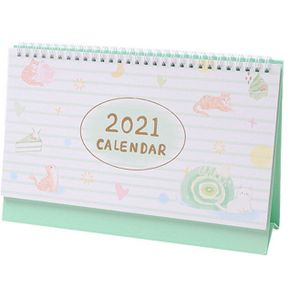 Kat Dessert Huis Bureau Kalender Bronzing Coil Kalenders Dagelijkse Schema Planner .08.12