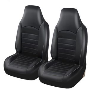 2 Stuks Pu Leer Voor Auto Bekleding Mode Stijl Hoge Rug Emmer Auto Bekleding Universele Auto Interieur Auto seat Protector