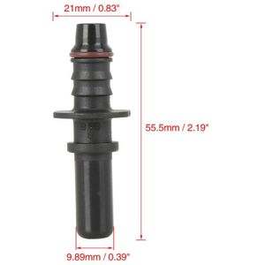 Nylon Fuel Line Rubber Slang Koppeling 7.89/9.89/11.8 Auto Brandstofslang Koppeling Quick Release sluit Connector