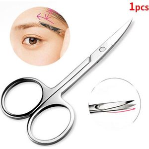 Roestvrij Staal Kleine Nail Gereedschap Wenkbrauw Neus Haar Schaar Cut Manicure Gezicht Trimmen Tweezer Wenkbrauw Scheerapparaat Make-Up Beauty Tool