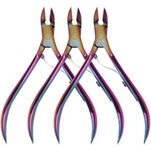 Professionele Vingernagel Teennagel Cuticle Nipper Trimmen Rvs Nail Clipper Schaar Cutter Cuticle Tang Manicure Gereedschappen