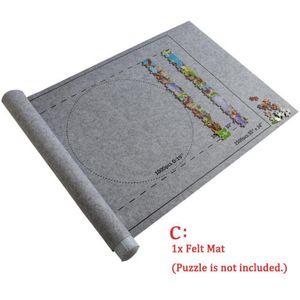 1Pcs Vilt Stof Puzzels Mat Ambachten Voor Kinderen Grote Puzzel Mat Voor Tot 1500 Stuks Vilt Speelgoed Deken opslag Vilt Decoraties