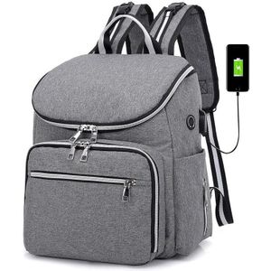 Stijl Koreaanse Stijl Rugzak Multi-Functionele Mummie Tas Usb Headset Waterdichte Mama Tas Mode Vrouwen verdubbelt Backpac