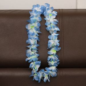 25 st Hawaiian leis Guirlande Kunstmatige Hawaii ketting Bloemen leis lente Beach Fun krans DIY Partij Decoratie accessoires
