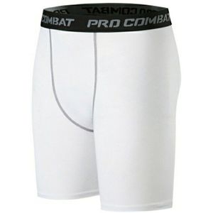 Mannen Fitness Shorts Elastische Taille Compressie Slanke Korte Broek Sport Broek Gym Panty