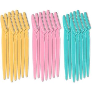36Pcs Professionele Trimmer Veilig Blade Vormgeven Mes Wenkbrauw Messen Gezicht Ontharing Schraper Scheerapparaat Makeup Beauty Tools