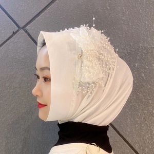 Moslim Vrouwen Luxe Wrap Wedding Party Hijaabs Instant Sjaal