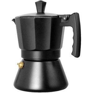 Elektrische Automatische Aluminium Moka Espresso Koffiezetapparaat Percolator Inductie Fornuis Pot 150/300Ml
