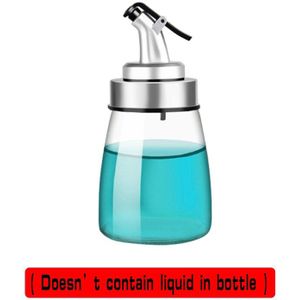 Glas Mondwater Dispenser Badkamer Clear Hervulbare Mond Wassen Fles Met Schenktuit Shot Kegel Ronde Flessen 180Ml