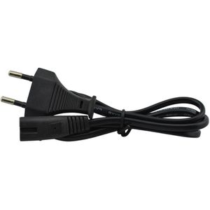 Voor PS2 voor PS3 slanke EU plug 2-Prong Port AC power cord kabel voor Sony Playstion 4 Console voeding voor xbox EU