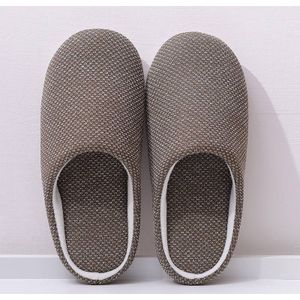 Mntrerm Indoor Slippers Lente Winter Platte Schoenen Mannen Zachte Zool Katoen Slipper Slip Op Huis Slaapkamer Slippers