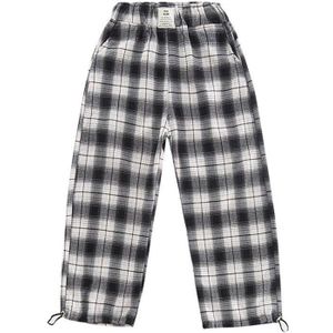 Meisje Broek Plaid Patroon Broek Baby Meisje Lente Herfst Elastische Taille Kinderen Broek Casual Stijl Tieners Meisje Kleding 4 om 14Yrs
