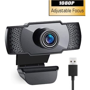 1080P Webcam Conferentie Pc Web Camera Met Microfoon Interface Web Camera Voor Videobellen Netwerk Onderwijs Kantoor Vergadering