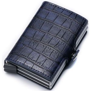 Kaarthouder Rfid Blokkeren Aluminium Zaken Id Credit Card Holder Mannen Slim Dubbele Case Portemonnee Portemonnee
