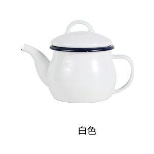 Japanse Antieke Dikke Emaille Theepot Olie Opslagtank Huishoudelijke Sojasaus Fles Kruiden Koffie Percolator Thee Water Pot