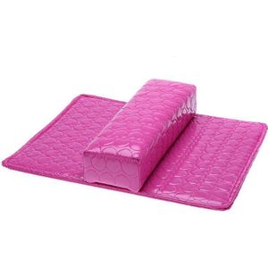 Kussen Kussen Salon Hand Houder Rechthoek Lederen Pad Arm Rest Manicure Nail Art Accessoires Wit