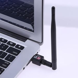 USB2.0 Wireless 802.11 N Adapter 600M Wifi Router Wireless Adapter Netwerk Lan-kaart Met 5 Dbi Antenne Voor Laptop computer