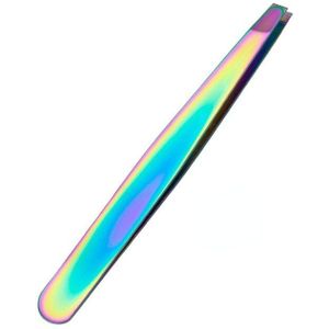 Professionele Schuine Rvs Wenkbrauw Pincet Scheren En Ontharing Wenkbrauw Knijpen Tang Comedondrukker