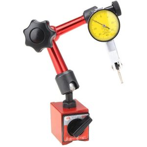0-0.8mm Hoge Precisie Hendel Indicator Dial Test 0.01mm Waterdicht Dial Indicator Met Flexibele Magnetische Metalen Voet
