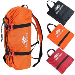 Outdoor Nylon Klimmen Touw Zakken Lichtgewicht Shouder Riem Touwen Opbergtas Draagbare Opvouwbare Waterdichte Opslag Pouch