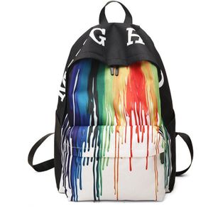 Kinderen School Rugzakken Meisjes/Jongens Graffiti Trendy Geschilderd Nylon Hotsale Boek Tassen Vrouwen Back Pack
