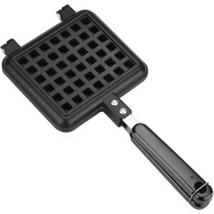 Dubbele Kop Keuken Gas Non-stick Wafelijzer Pan Mold Vormdrukcilinder Bakken Tool Bubble Ei Taart Bakken lade Ontbijt Machine