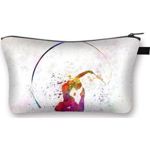 Ritmische Gymnastiek Cosmetische Tas Vrouwen Make-Up Tassen Balletdanser Meisjes Lippenstift Cosmetische Holder Beauty Organizer Box Voor Reizen