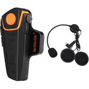 Boblov BT-S2 1000M Waterdicht Motorfiets Interphone Bluetooth Helm Intercom Handsfree Bt Motorbike Headset Fm MP3 Us Plug
