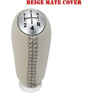 5 Speed Lederen MT Auto Pookknop Stick Voor Renault Megane II MK2 Scenic 2 Clio 3 III MK3 hoofd Bal Zwart Grijs Beige