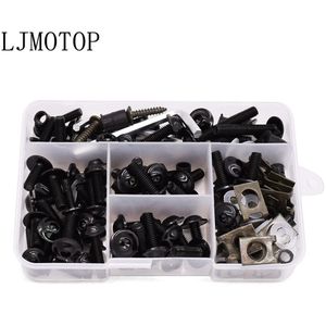 175 Pcs Volledige Kuip Bouten Schroef Voor Kawasaki ZX6R ZX7R ZX9R ZX10R ZX12R ZX14R Versys 650 Ninja 650R 1000 Z750 z1000 ZZR600