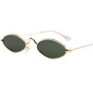 D & T Ovale Zonnebril Vrouwen En Mannen Mode Kleine Frame Brillen Mode Multicolor Persoonlijkheid UV400 Zonnebril Vrouwelijke