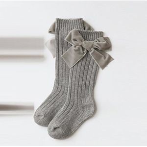 Kerst Baby Meisjes Sokken Grote Fluwelen Strik Side Prinses Meisjes Laarzen Sokken Voor Kinderen Beenwarmers Meias Chaussettes