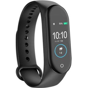 M4 Smart Sport Stappenteller Horloge Hartslag Bloeddruk Fitness Tracker Voor Android Ios