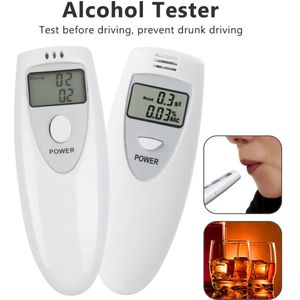 Mini Professionele Alcohol Analyzer Politie Digitale Adem Alcohol Tester LCD Display Adem Analyzer