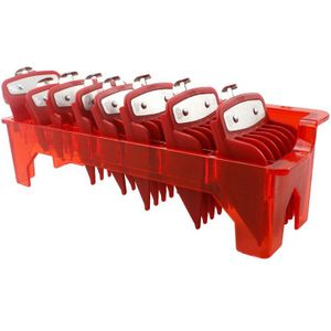 8 Stks/set Limiet Kam Voor Wahl Elektrische Clipper Universele Kapper Professionele Snijden Gids Hangen Gesp Clipper Guard Y0527