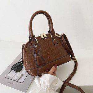 Luxe Lederen Dames Schoudertas Herfst En Winter Trendy Textuur Messenger Bag Alle-Match handtas