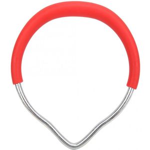 Gymnastiek Turnpakje Ijzer Rood Kids Kinderen Vliegende Gym Ringen Pull Up Ring Voor Sport Spel Outdoor Indoor Fitness Apparatuur