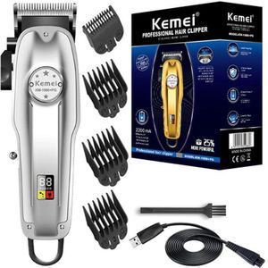 Kemei Tondeuse Mannen Trimmer Kapper Aanbevolen Professionele Kemei Elektrische Tondeuse Mannen Elektrische Trimmer Lcd Display