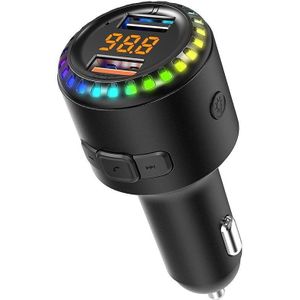 Auto Bluetooth-Compatibel Fm-zender Auto Audio MP3 Speler QC3.0 Snel Opladen Handsfree Bluetooth Car Kit