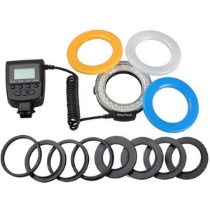 AM05-Mini Ring Flash Fotografie Led Flash Slr Camera Fill Licht Mini Ring Flash Voor Macro Canon Nikon Olympus Canon Lens