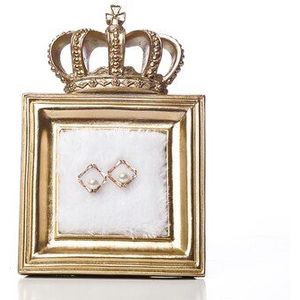 Palace royal stijl sieraden display stand, gold crown fotolijst, oorbel opslag rack, sieraden fotografie props